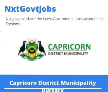 Capricorn District Municipality Bursary 2023 Closing Date 31 Mar 2023