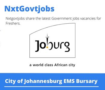 City of Johannesburg EMS Bursary