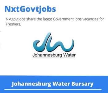 Johannesburg Water Bursary 2023 Closing Date 31 Mar 2023
