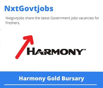 Harmony Gold Bursary 2023 Closing Date 31 Mar 2023