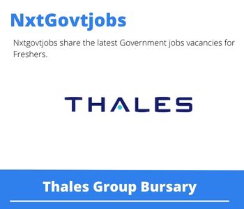 Thales Group Bursary 2023 Closing Date 31 Mar 2023