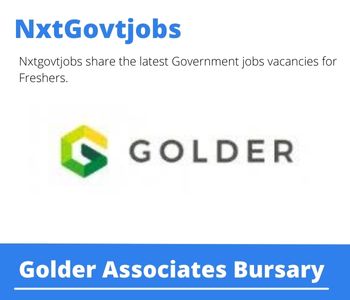 Golder Associates Bursary