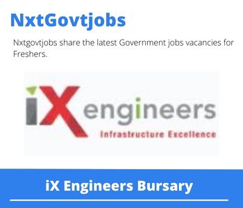 iX Engineers Bursary 2023 Closing Date 31 Mar 2023
