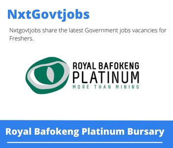 Royal Bafokeng Platinum Bursary 2023 Closing Date 31 Mar 2023