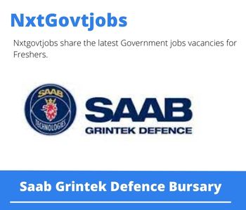 Saab Grintek Defence Bursary 2023 Closing Date 31 Mar 2023