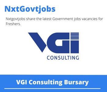 VGI Consulting Bursary 2023 Closing Date 31 Mar 2023